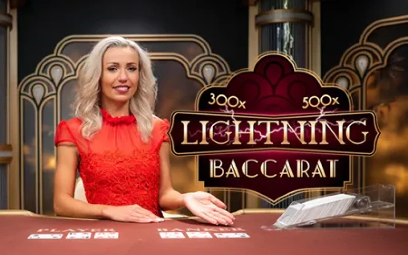 Navigate to the live dealer area at Krikya online casino to enjoy a game of Baccarat.