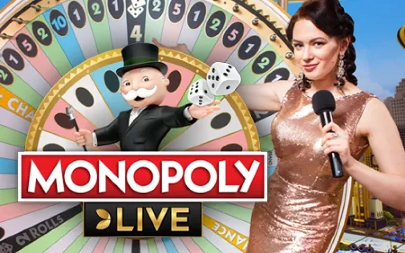 Experience the excitement of Monopoly Live, a fan-favorite in the Krikya live casino.