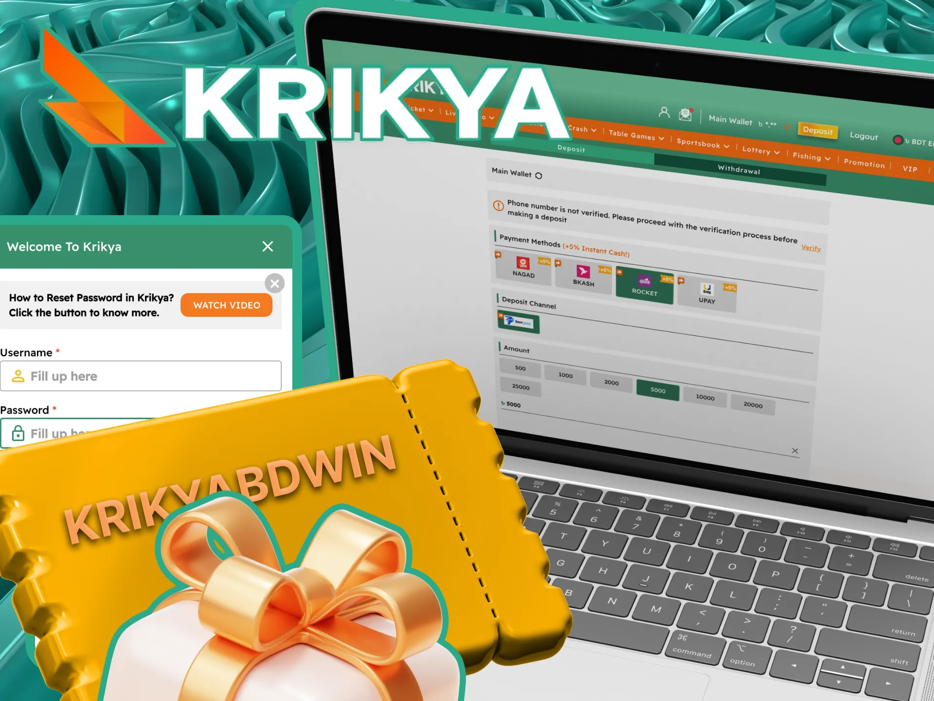 Krikya অনলাইন ক্যাসিনো সাইটে কীভাবে প্রোমো কোড ব্যবহার করতে হয়, তার একটি বিস্তারিত নির্দেশিকা আমরা এখানে দিয়েছি।