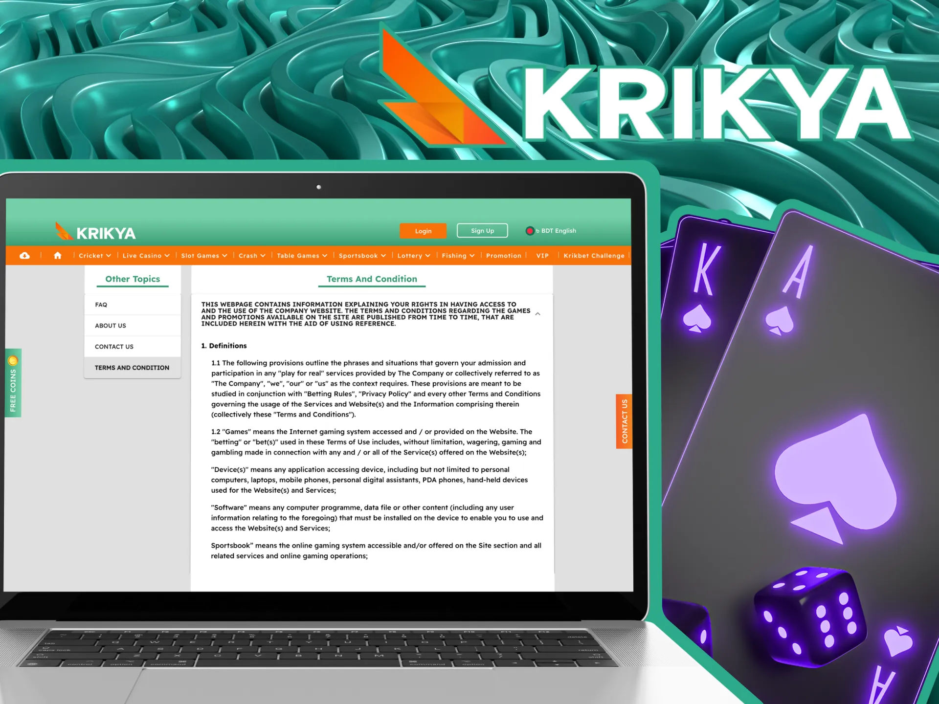 Krikya অনলাইন ক্যাসিনোতে প্রোমো কোড ব্যবহারের নিয়মগুলো কী কী?
