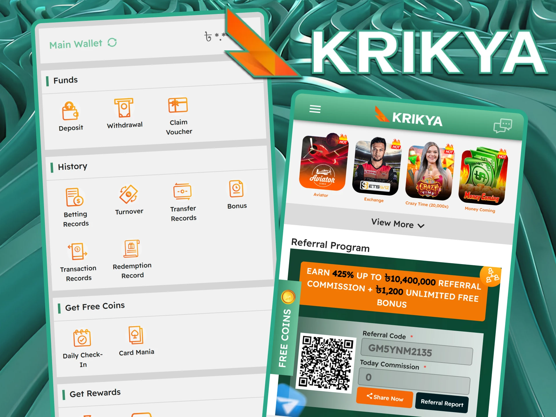 Experience seamless sports betting and casino gaming in Bangladesh via Krikya's mobile site or PWA—no app installation required.