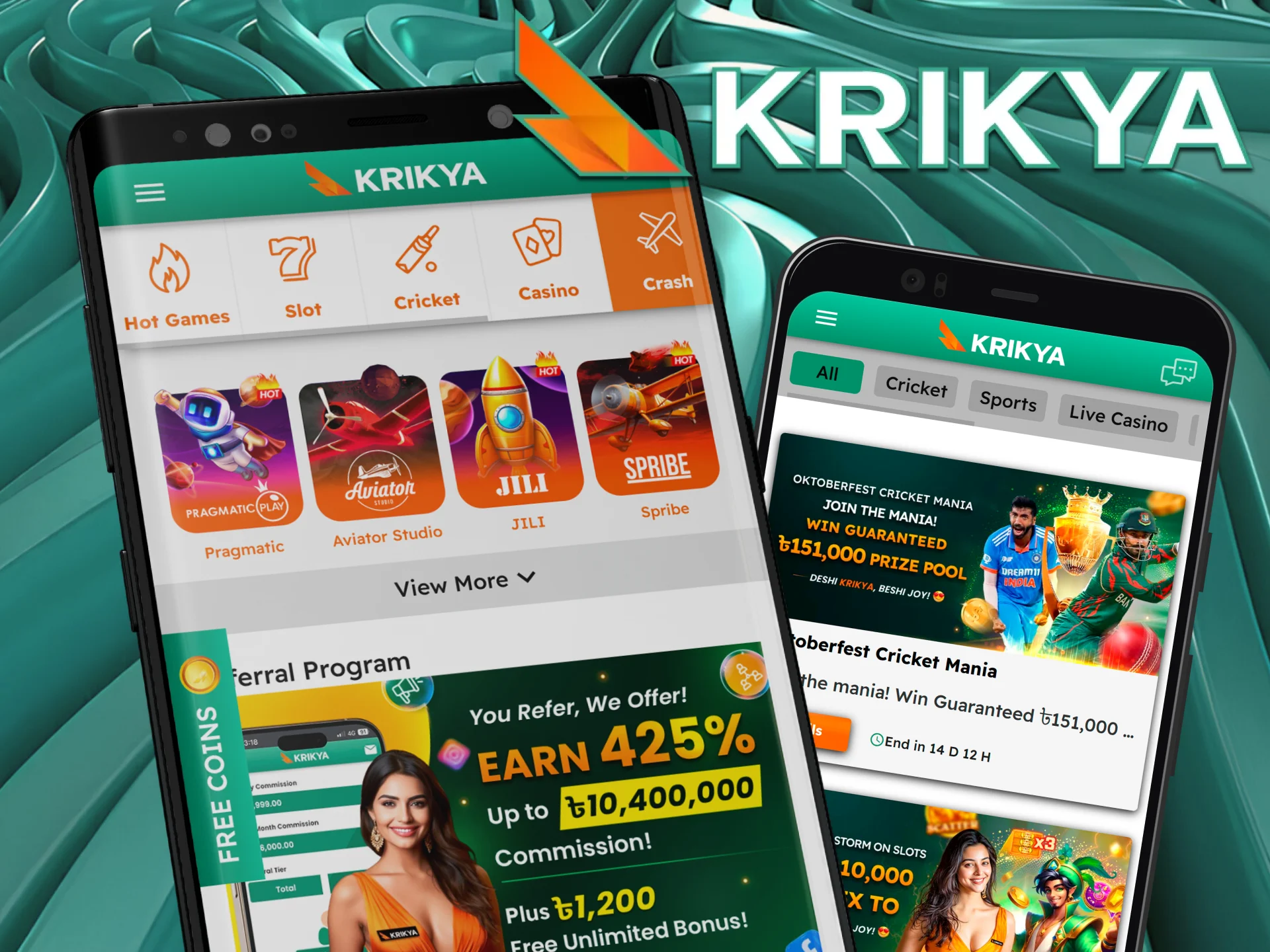 You can access Krikya's mobile platform on any device you own.