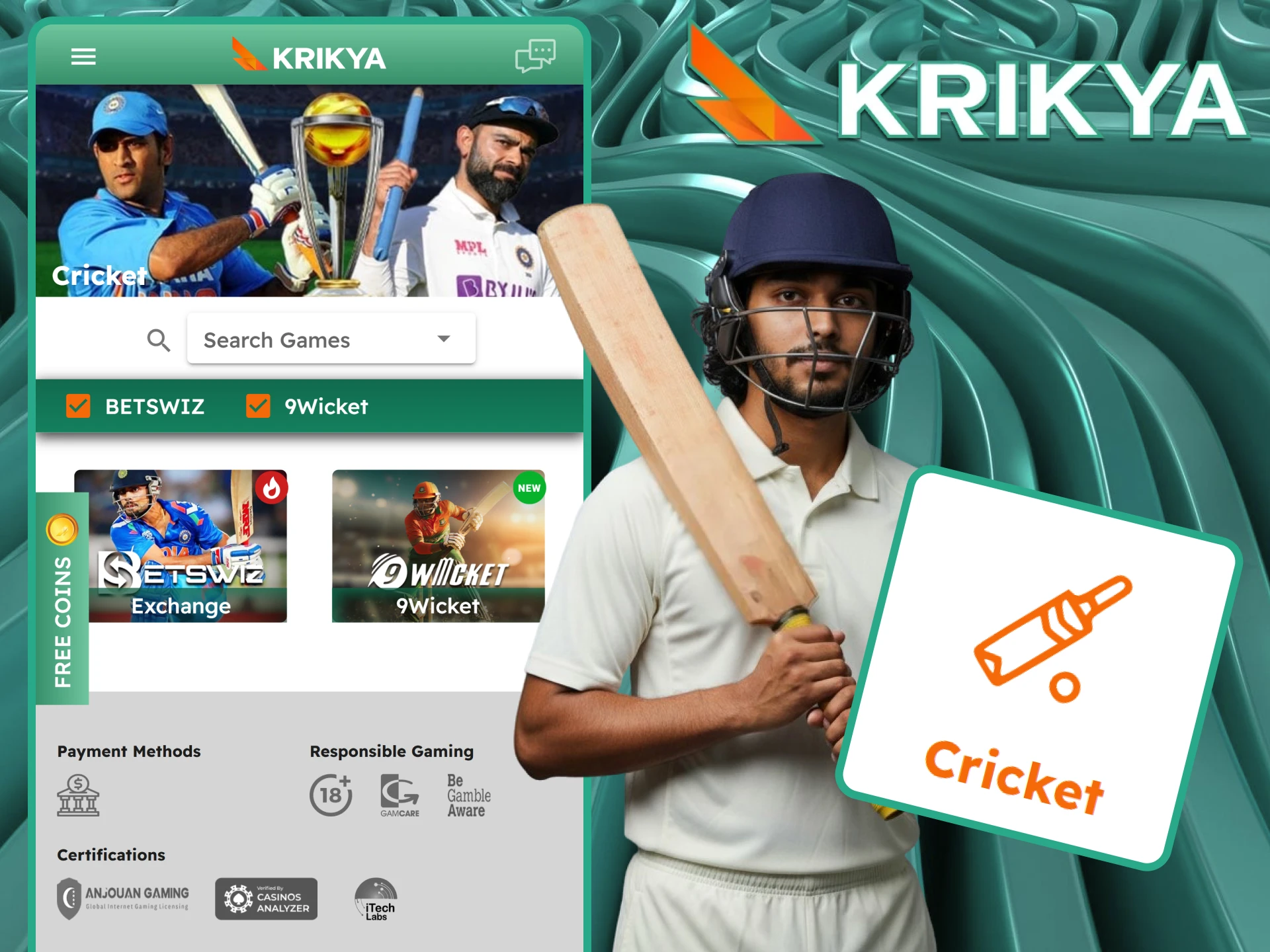Experience the best cricket odds in Bangladesh by betting through the Krikya app.