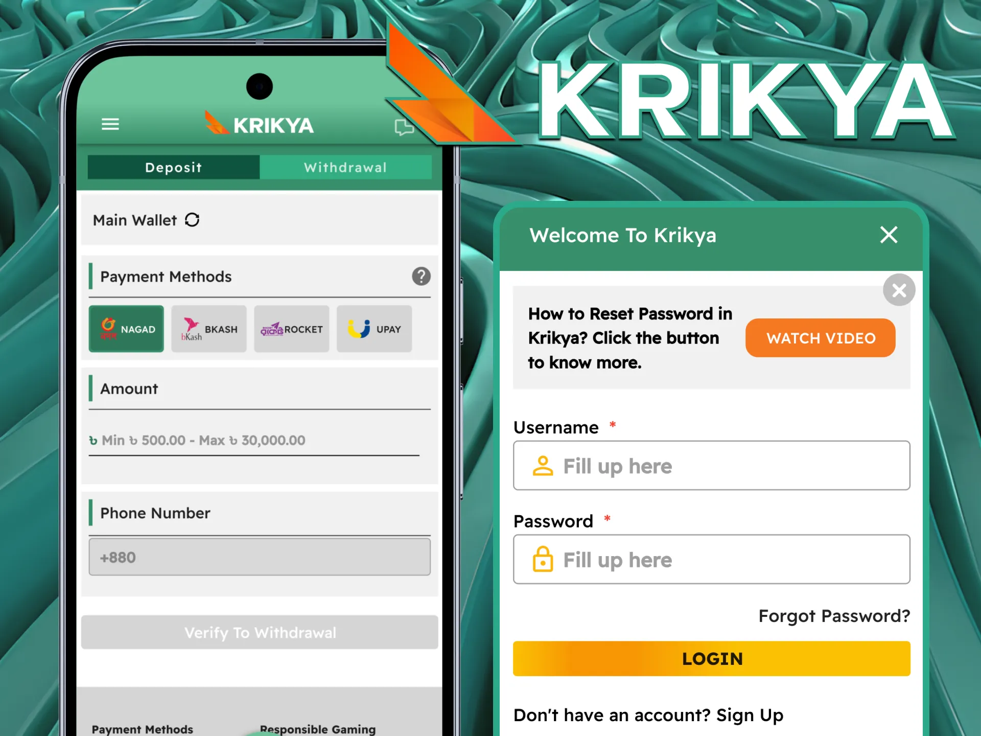Learn how to safely transfer your winnings from the Krikya app to your digital wallet or bank account.