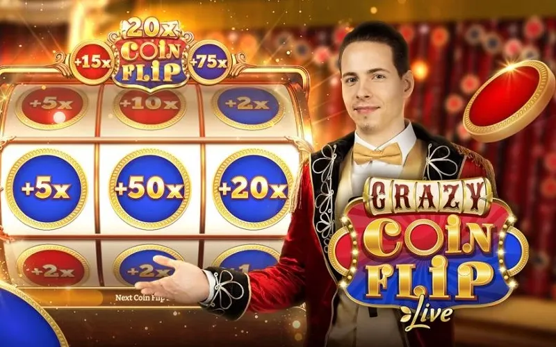 Try your luck with the Coin Flip bonus, where a simple toss of a red and blue coin can trigger an instant cash win.