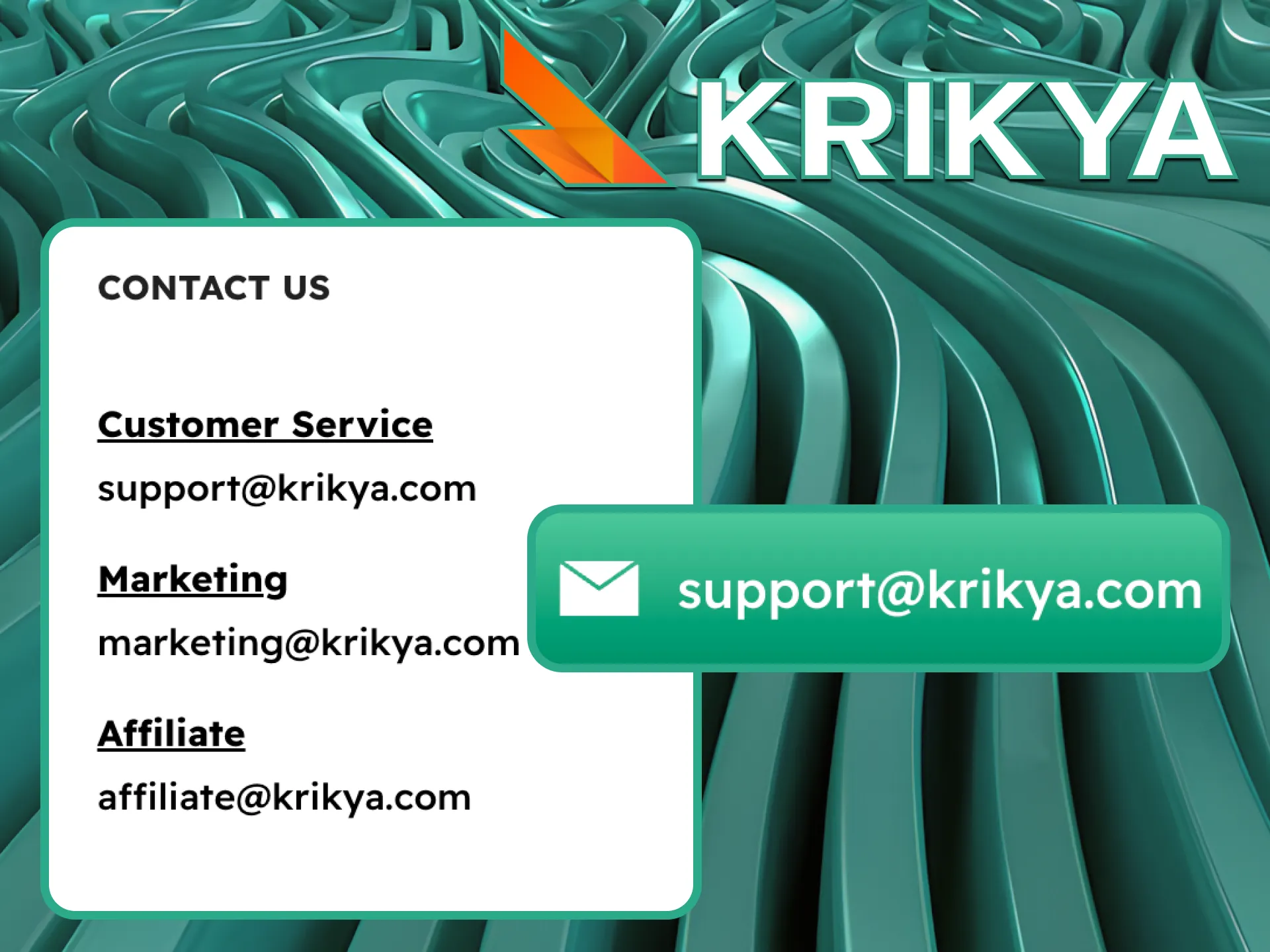 For detailed issues that require file attachments or a comprehensive explanation, please reach out to Krikya via email.