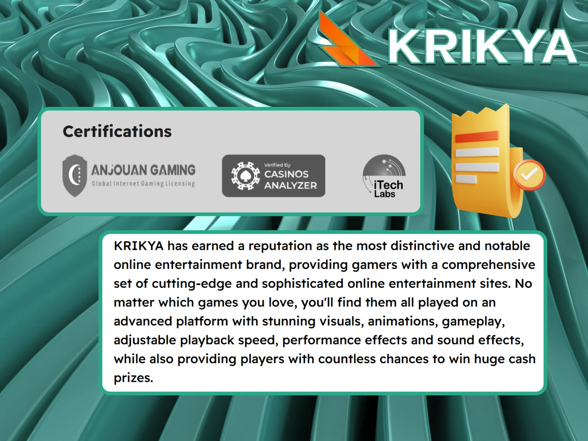Learn why Krikya is a legal and secure choice for gambling enthusiasts in Bangladesh.